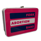 "Fork Abortion Bans" Retro Lunchbox